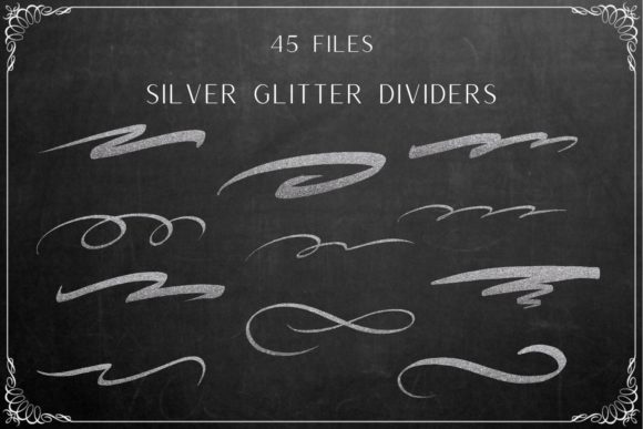 Adding Sparkle: A Guide to Silver Glitter Page Dividers and Borders