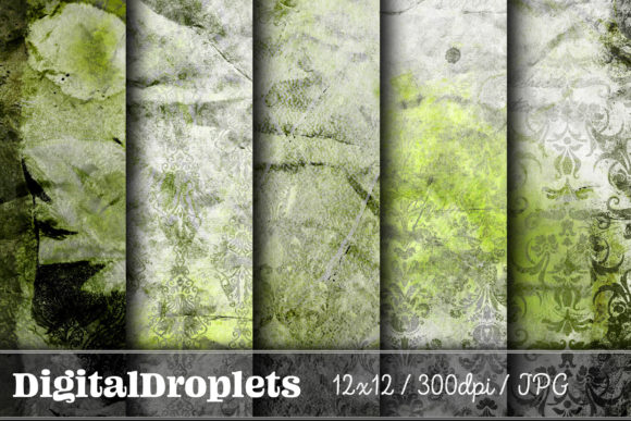 Antique Damask Prints Vol. 14.1: A Deep Dive into Vintage Digital Papers