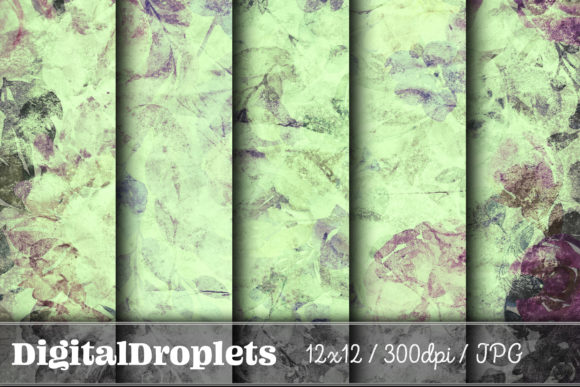 Blossoming Flowers Vol. 10: Textured Floral Papers for Your Projects