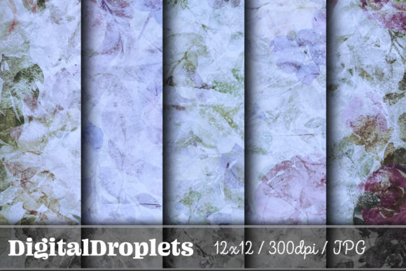 Blossoming Flowers Vol. 7 | Floral Papers for Your Projects