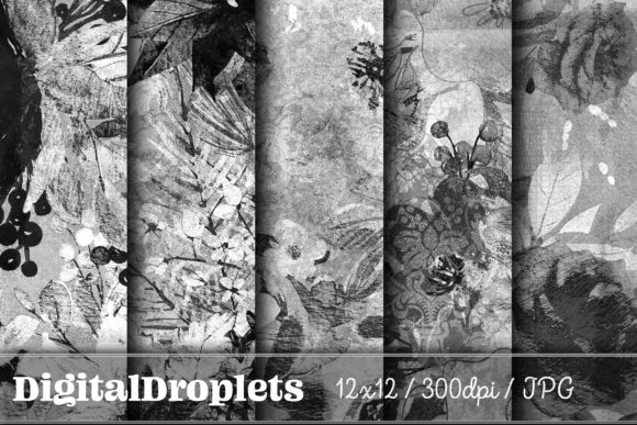 Gilded Flowers Vol. 14: A Deep Dive into Gothic Floral Paper Design