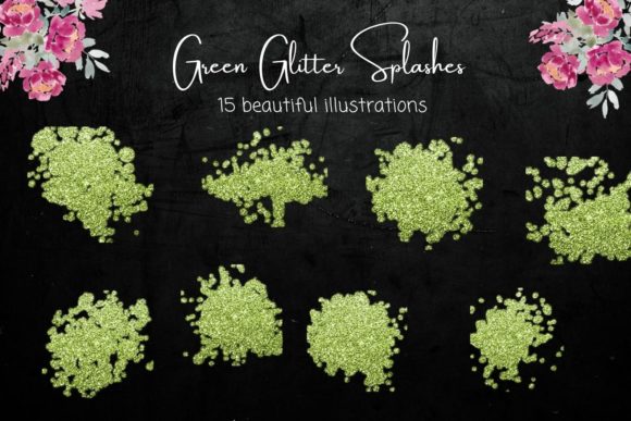 Green Glitter Splash Collection: A Designer's Guide to Sparkle