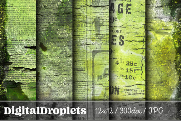 Inked Glam Vintage Vol. 14: Mysterious Textures for Your Projects