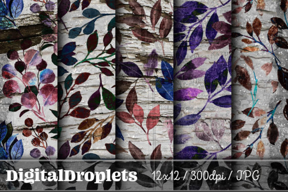 Leaves in the Wind Vol. 13: A Textured Collection for Layered Designs