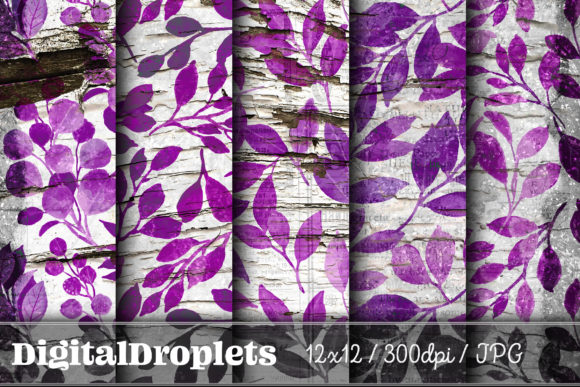 Leaves in the Wind Vol. 18: Vintage Textures for Modern Design