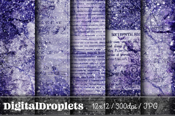 Sparkled News Vol. 14: A Textured Paper Collection for Vintage Projects