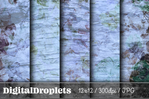 Weathered Blossoming Flowers Vol. 2: Elevate Your Projects with Textured Floral Charm